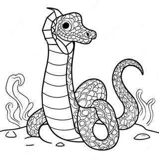 Serpiente De Mar Páginas Para Colorear