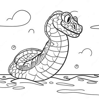 Pagina Para Colorear De Serpiente De Mar 38206-31766