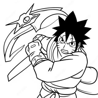 Pagina Para Colorear De Sasuke Uchiha En Batalla 3821-3096