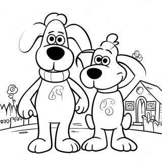 Pagina Para Colorear De Wallace Y Gromit 38246-31802