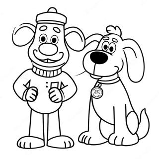 Pagina Para Colorear De Wallace Y Gromit 38246-31804