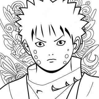 Gaara Páginas Para Colorear