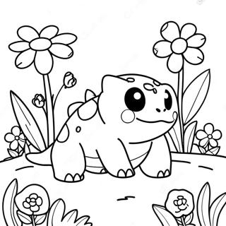 Pokemon De Tipo Planta Páginas Para Colorear