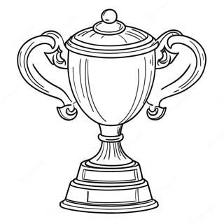 Trofeo Páginas Para Colorear