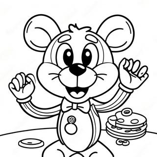 Pagina Para Colorear De Chuck E Cheese 3860-3123