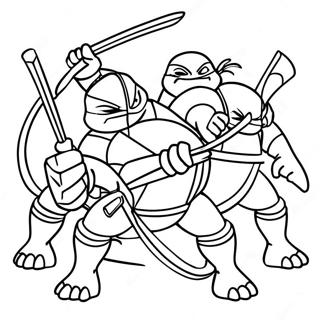 Pagina Para Colorear De Las Tmnt 38676-32146