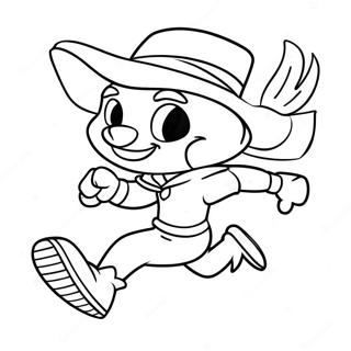 Pagina Para Colorear De Speedy Gonzales Corriendo Rapido 38767-32222