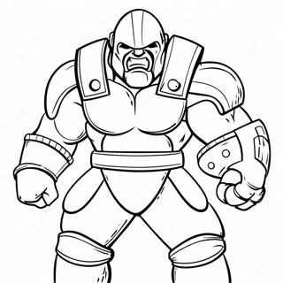 Juggernaut Páginas Para Colorear