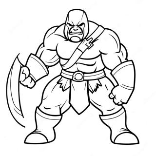Pagina Para Colorear De Juggernaut En Accion 38887-32307