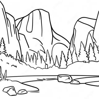 Pagina Para Colorear Del Parque Nacional Yosemite 38986-32382