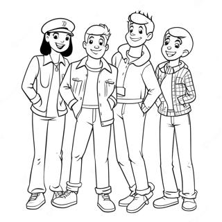 Pagina Para Colorear De Archie Y Sus Amigos 39007-32402