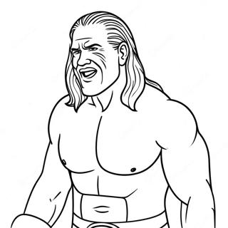 Pagina Para Colorear De Wwe 39036-32422