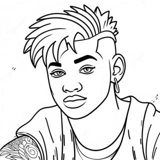 Pagina Para Colorear De Xxxtentacion 39097-32470