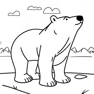 Pagina Para Colorear De Oso Polar Que Oyes 39107-32519