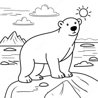 Oso Polar ¿qué Oyes? Páginas Para Colorear