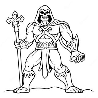 Pagina Para Colorear De Skeletor 39227-32555