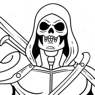 Pagina Para Colorear De Skeletor 39227-32556