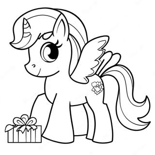 Pagina Para Colorear De My Little Pony En Navidad 39277-32606