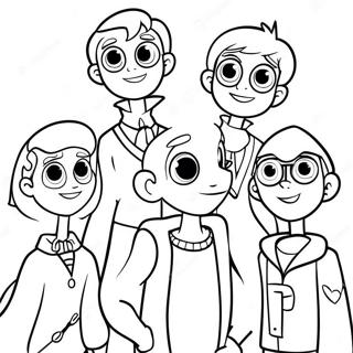 Pagina Para Colorear De La Aventura De Los Personajes De Cyberchase 39308-32641