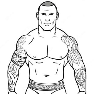 Pagina Para Colorear De Randy Orton Wwe 39387-32695