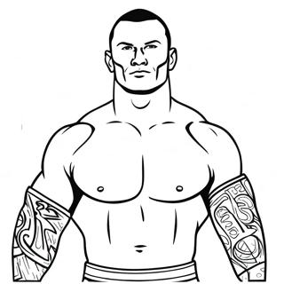 Pagina Para Colorear De Randy Orton Wwe 39387-32696