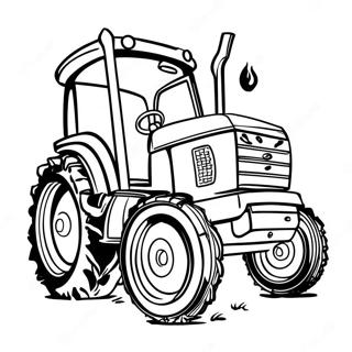 Pagina Para Colorear De Tractor De Arrastre 39477-32758