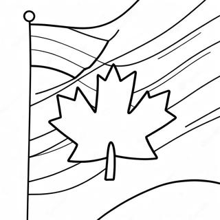 Pagina Para Colorear De La Bandera De Canada 39517-32799