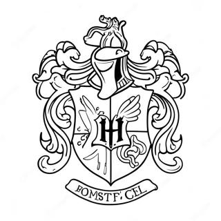 Pagina Para Colorear Del Escudo De La Casa De Harry Potter 39577-32846