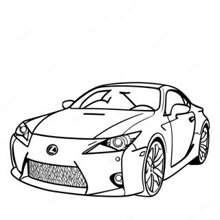 Pagina Para Colorear De Coche Deportivo Lexus 39608-32875