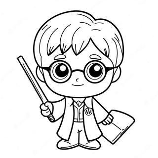 Pagina Para Colorear De Harry Potter Chibi 39637-32895