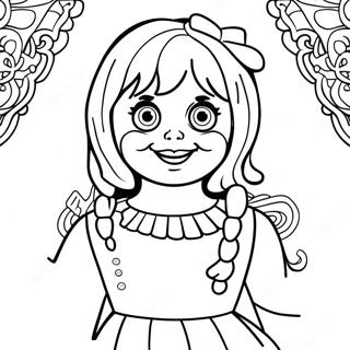 Pagina Para Colorear De Annabelle 39667-32920