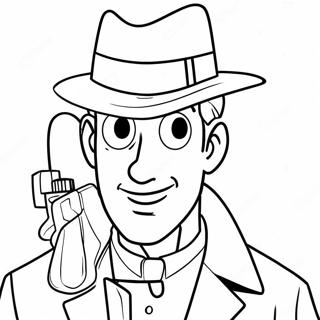 Inspector Gadget Páginas Para Colorear