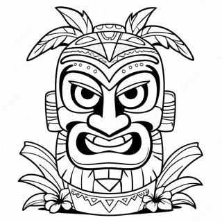 Tiki Páginas Para Colorear