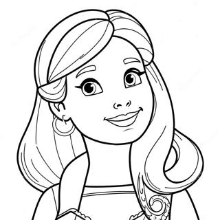 Pagina Para Colorear De Barbie Skipper Aventurera 39788-33012