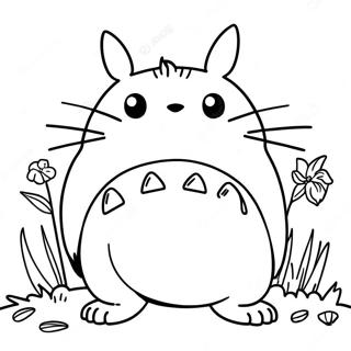 Pagina Para Colorear De Totoro 3980-3218