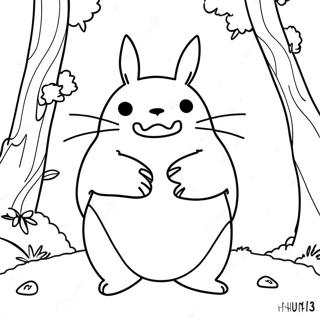 Pagina Para Colorear De Totoro 3980-3219