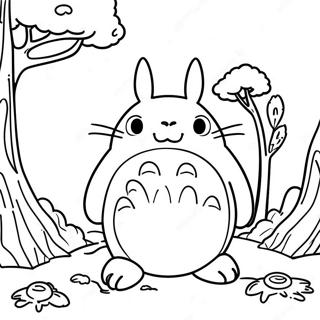 Pagina Para Colorear De Totoro 3980-3220