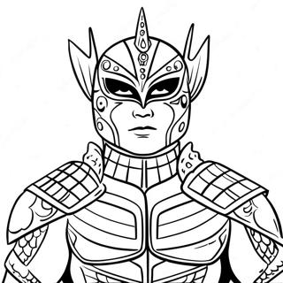 Dominik Mysterio Páginas Para Colorear