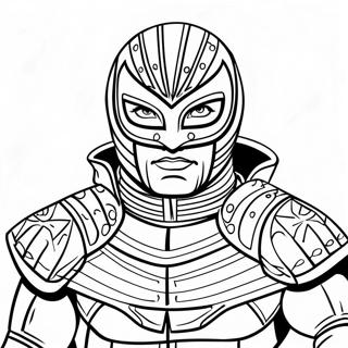 Pagina Para Colorear De Dominik Mysterio 39887-33095