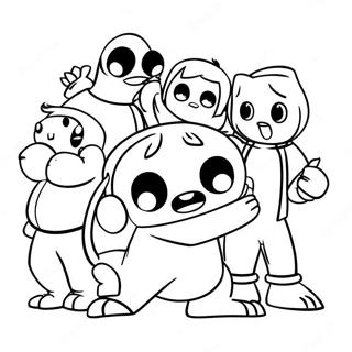 Pagina Para Colorear De Los Personajes De Gang Beasts 39987-33162