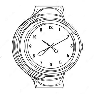 Reloj Páginas Para Colorear