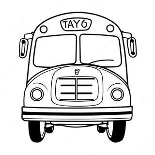 Pagina Para Colorear Tayo El Autobus Pequeno 40127-33278