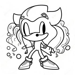 Sonic Subterráneo Páginas Para Colorear