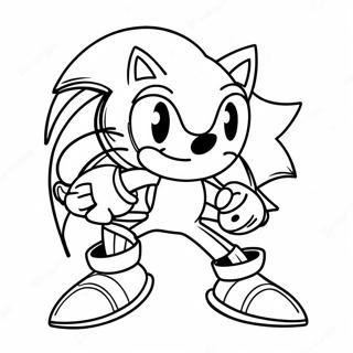 Pagina Para Colorear De Sonic Underground 40197-33330