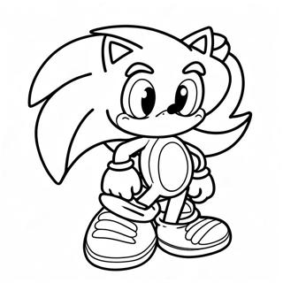 Pagina Para Colorear De Sonic Underground 40197-33331