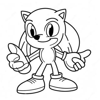 Pagina Para Colorear De Sonic Underground 40197-33332