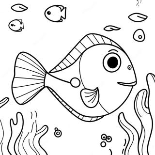 Pagina Para Colorear De Dory Linda Bajo El Agua 40288-33410