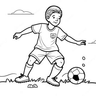 Pagina Para Colorear De Aaron Jugando Futbol 40298-33415