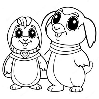 Pagina Para Colorear De Wonder Pets 40387-33476