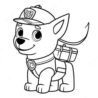 Pagina Para Colorear De Zuma De Paw Patrol Aventurero 40438-33521